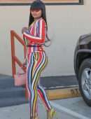 Blac Chyna Arrive at a Studio in Burbank