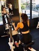 Blanca Blanco Working Out at Equinox in LA