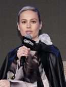 Brie Larson at Press Conference for Marvel Studios' 'Avengers: Endgame' Premiere in Seoul