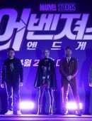 Brie Larson at Press Conference for Marvel Studios' 'Avengers: Endgame' Premiere in Seoul