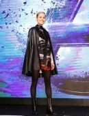 Brie Larson at Press Conference for Marvel Studios' 'Avengers: Endgame' Premiere in Seoul