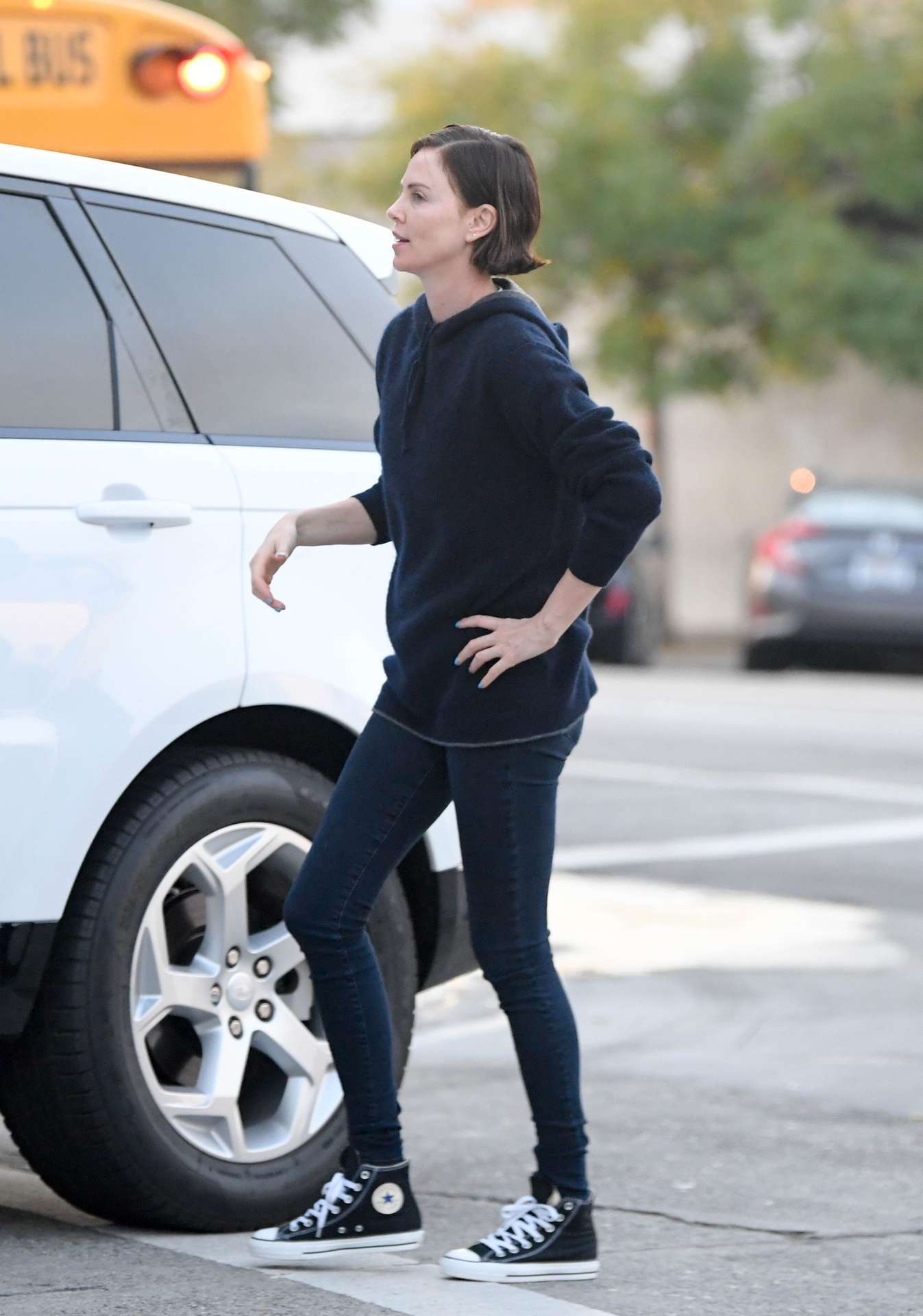 Charlize Theron Booty in Jeans, Out in Los Angeles