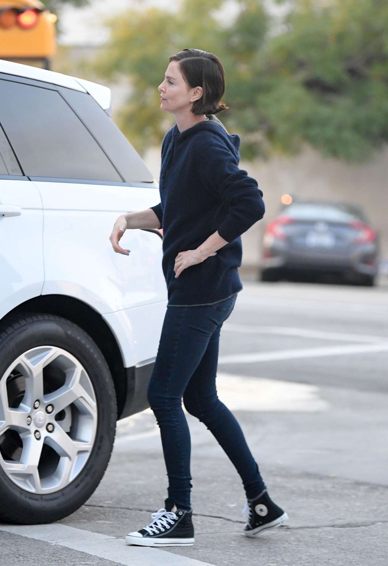Charlize Theron Booty in Jeans, Out in Los Angeles