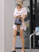 Charlotte McKinney Upskirt, Out in Los Angeles