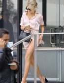Charlotte McKinney Upskirt, Out in Los Angeles