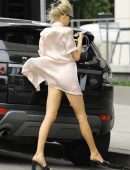 Charlotte McKinney Upskirt, Out in Los Angeles