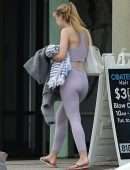 Dakota Fanning Booty, Leaving a Workout in Los Angeles