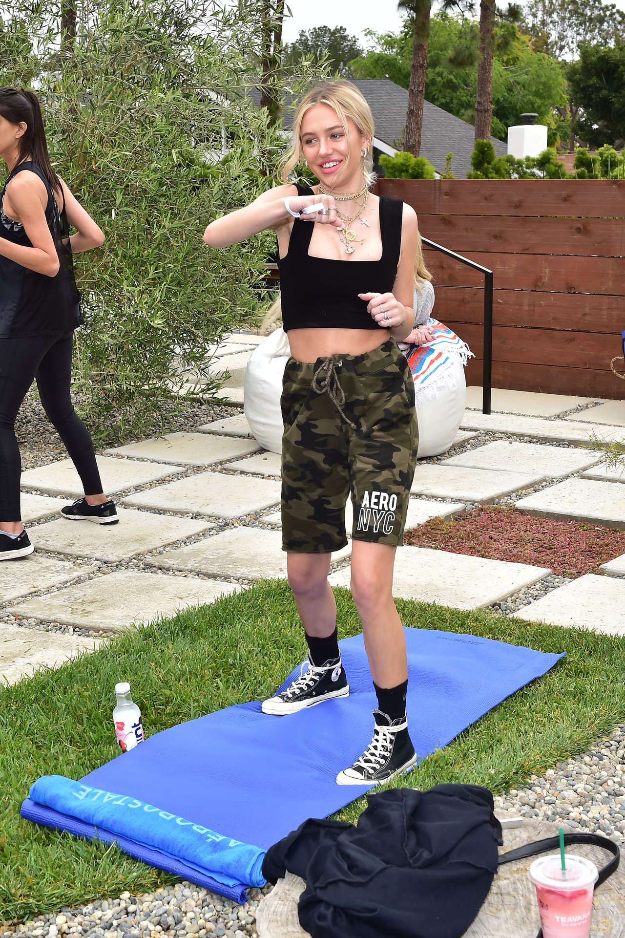 Delilah Belle Hamlin - Day 2 of the #AeroBeachHouse by Aeropostale in Malibu