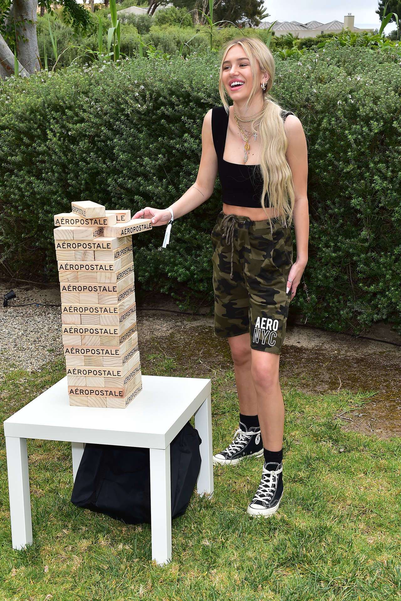 Delilah Belle Hamlin - Day 2 of the #AeroBeachHouse by Aeropostale in Malibu