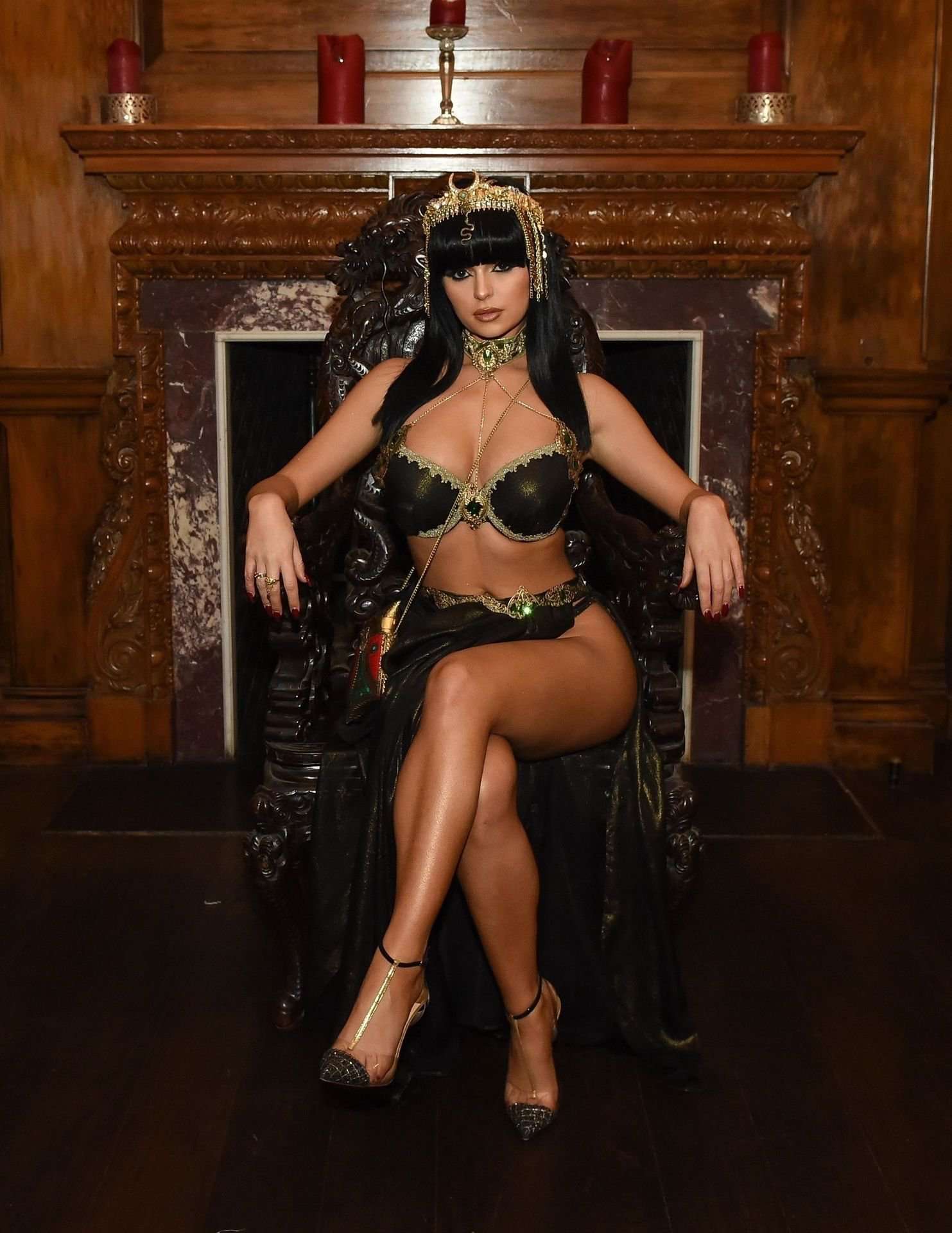 Demi Rose at 24th Birthday Egyptian Themed Party in Ascot