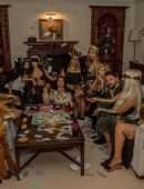 Demi Rose at 24th Birthday Egyptian Themed Party in Ascot