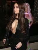 Demi Rose at the Farzi Cafe in London