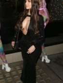 Demi Rose at the Farzi Cafe in London