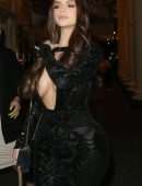 Demi Rose at the Farzi Cafe in London