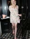 Elle Fanning at Craig's Restaurant in West Hollywood
