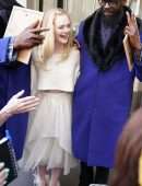 Elle Fanning Visiting SiriusXM Radio in NYC