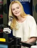Elle Fanning Visiting SiriusXM Radio in NYC