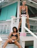 Elsa Hosk and Georgia Fowler for New Campaign Shoot on Location in Turks & Caicos