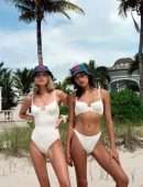 Elsa Hosk and Georgia Fowler for New Campaign Shoot on Location in Turks & Caicos
