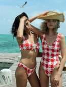 Elsa Hosk and Georgia Fowler for New Campaign Shoot on Location in Turks & Caicos