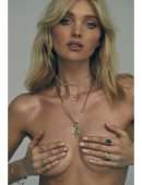 Elsa Hosk in Logan Hollowell Jewelry Photoshoot 2019