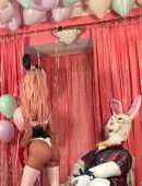 Emily Ratajkowski in Love Magazine Lingerie Easter Themed Photoshoot 2019