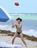 Eugenie Bouchard in Bikini on the Beach in Miami