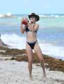 Eugenie Bouchard in Bikini on the Beach in Miami