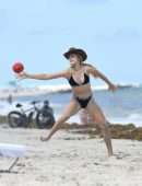 Eugenie Bouchard in Bikini on the Beach in Miami