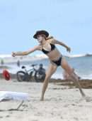 Eugenie Bouchard in Bikini on the Beach in Miami