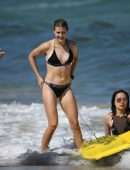 Eugenie Bouchard in Bikini on the Beach in Miami
