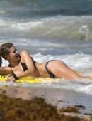 Eugenie Bouchard in Bikini on the Beach in Miami