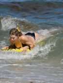 Eugenie Bouchard in Bikini on the Beach in Miami