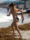 Eugenie Bouchard in Bikini on the Beach in Miami