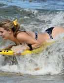 Eugenie Bouchard in Bikini on the Beach in Miami
