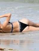 Eugenie Bouchard in Bikini on the Beach in Miami