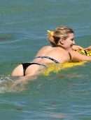 Eugenie Bouchard in Bikini on the Beach in Miami