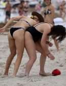 Eugenie Bouchard in Bikini on the Beach in Miami