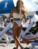 Eugenie Bouchard in Bikini on the Beach in Miami