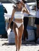 Eugenie Bouchard in Bikini on the Beach in Miami