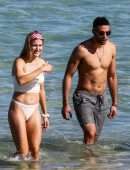 Eugenie Bouchard in Bikini on the Beach in Miami