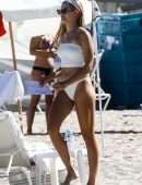 Eugenie Bouchard in Bikini on the Beach in Miami