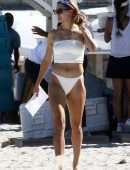 Eugenie Bouchard in Bikini on the Beach in Miami