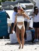 Eugenie Bouchard in Bikini on the Beach in Miami