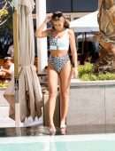 Georgia Steel at a Pool On Vacation in Dubai