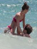 Grace Elizabeth in Bikini at the Beach in Tulum