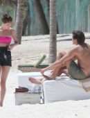 Grace Elizabeth in Bikini at the Beach in Tulum