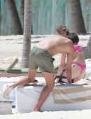 Grace Elizabeth in Bikini at the Beach in Tulum