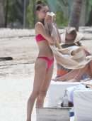 Grace Elizabeth in Bikini at the Beach in Tulum