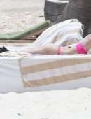 Grace Elizabeth in Bikini at the Beach in Tulum